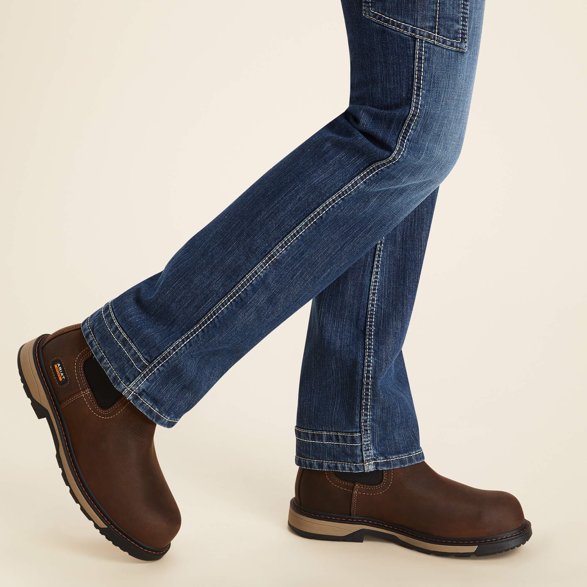 Ariat FR Perfect Rise DuraLight Stretch Cell Phone Pocket Straight Jean Discount