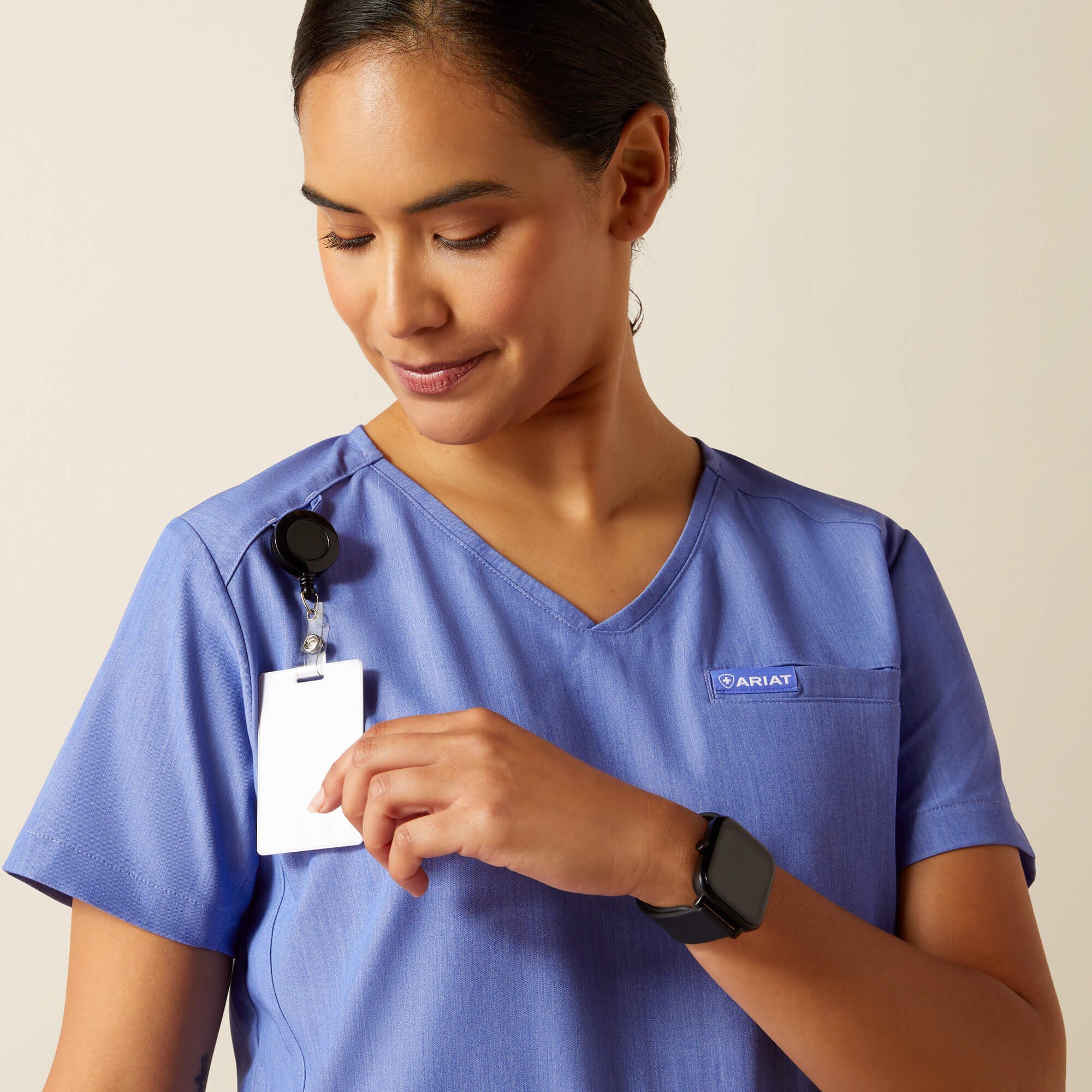 Ariat Clara 6 Pocket Scrub Top On Sale