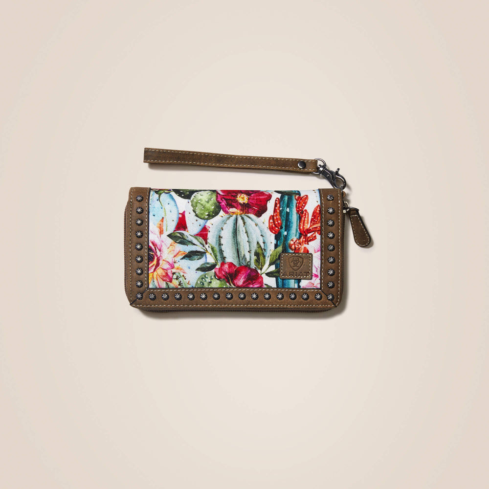 Ariat Clutch Wallet Cactus Floral Sale