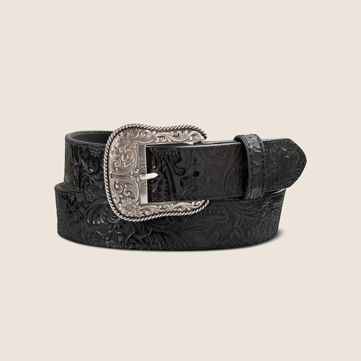 Ariat Floral Embossed Rope Belt Sale