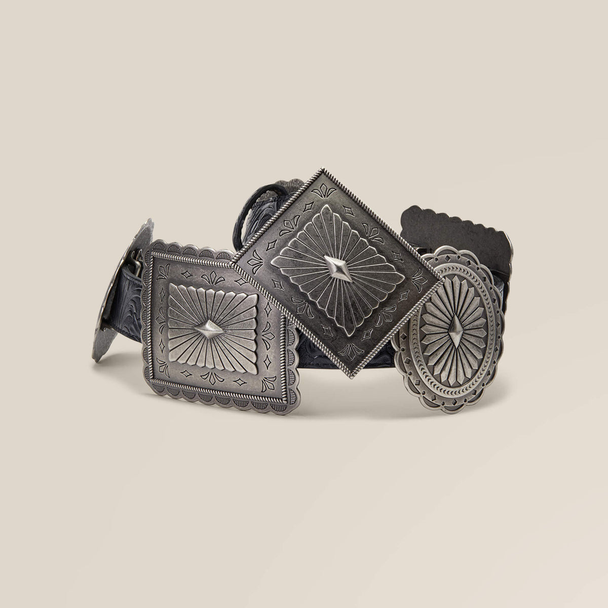 Ariat Oval and Rectangle Concho Belt For Sale