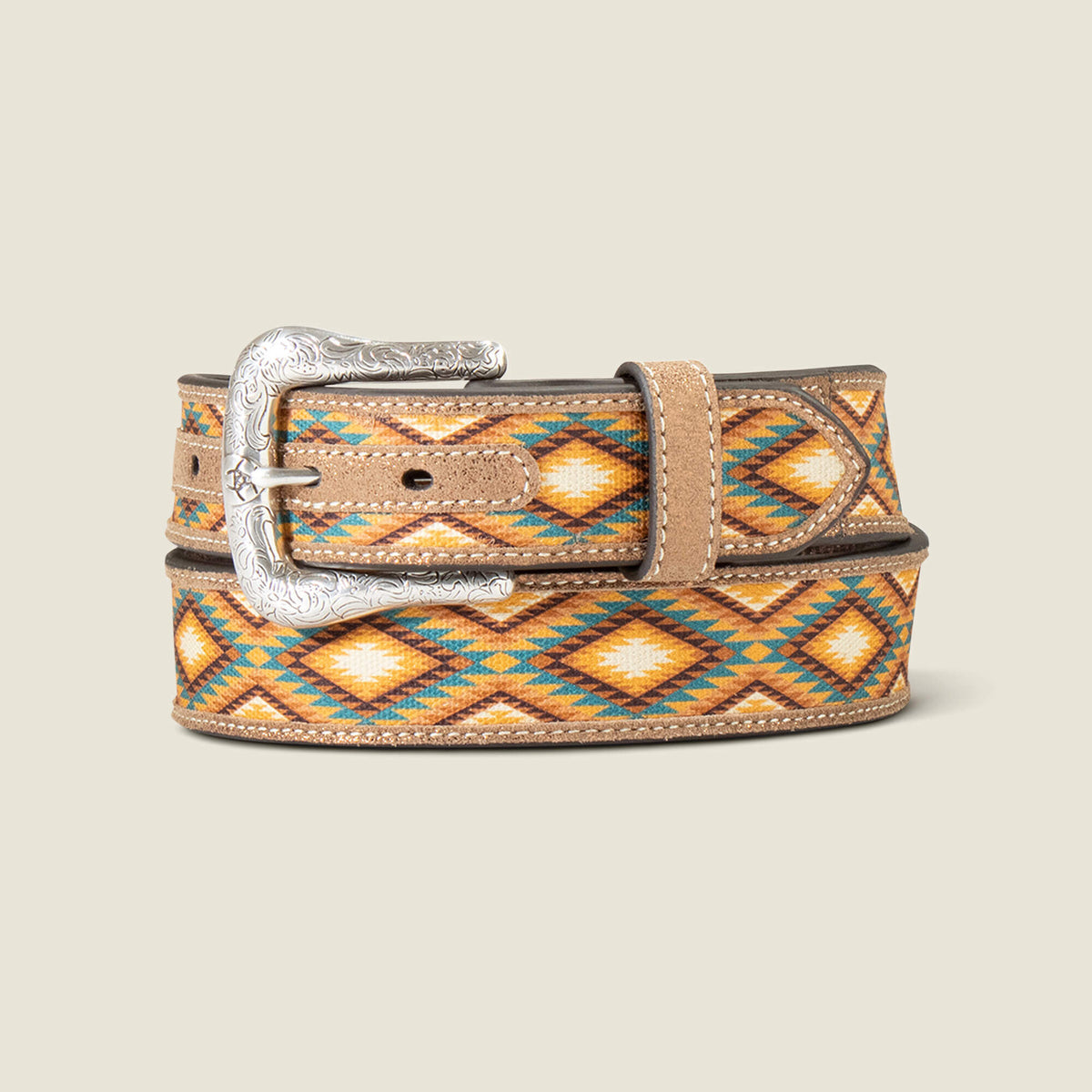 Ariat Geometric Pattern Belt Discount