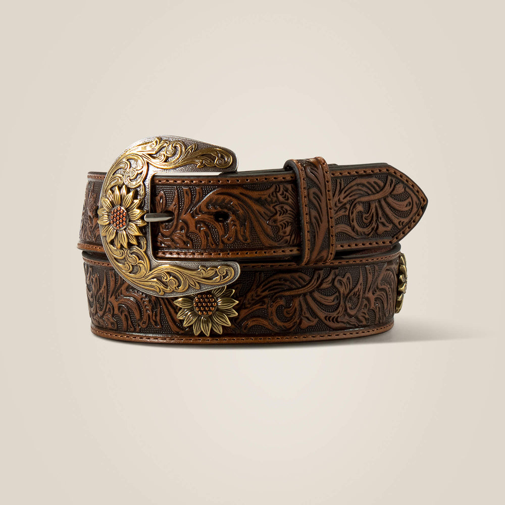 Ariat Sunflower Medallion Belt For Sale