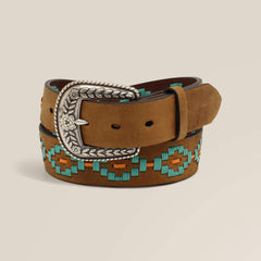 Ariat Turquoise Diamond Embroidery Belt Sale