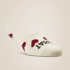 Ariat No Slip No Show Sock 2 Pair Multi Color Pack Discount