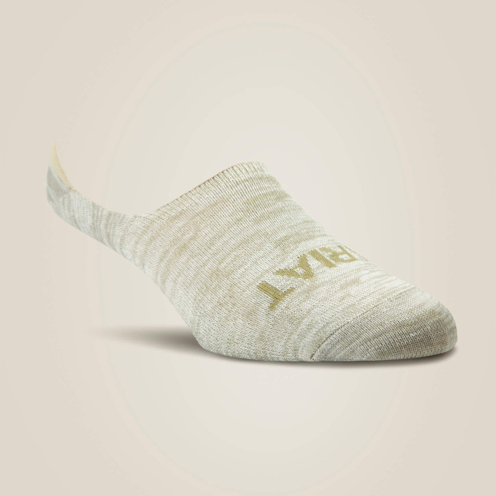 Ariat No Slip No Show Sock 4 Pair Multi Color Pack Discount