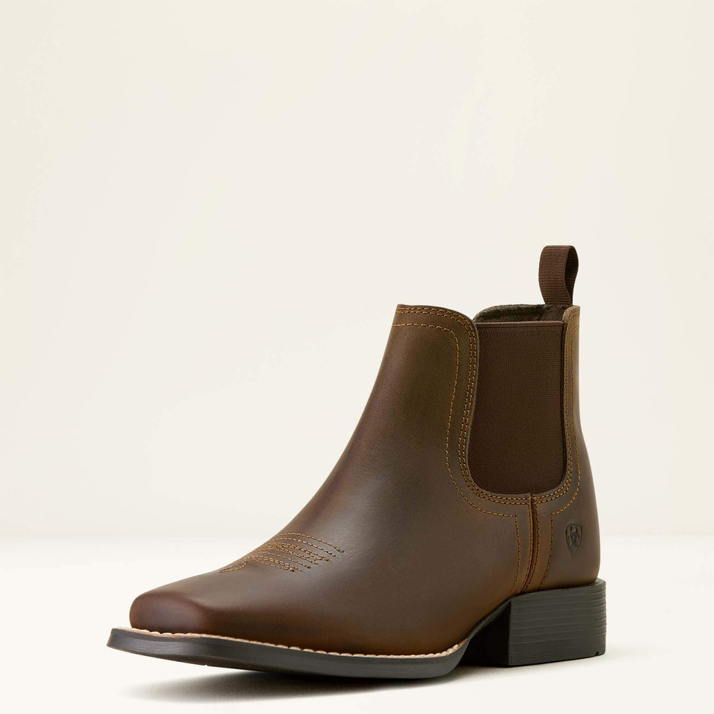 Ariat Booker Chelsea Wide Square Toe Western Boot For Sale