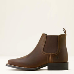 Ariat Booker Chelsea Wide Square Toe Western Boot For Sale