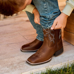 Ariat Tombstone Wide Square Toe Western Boot Discount