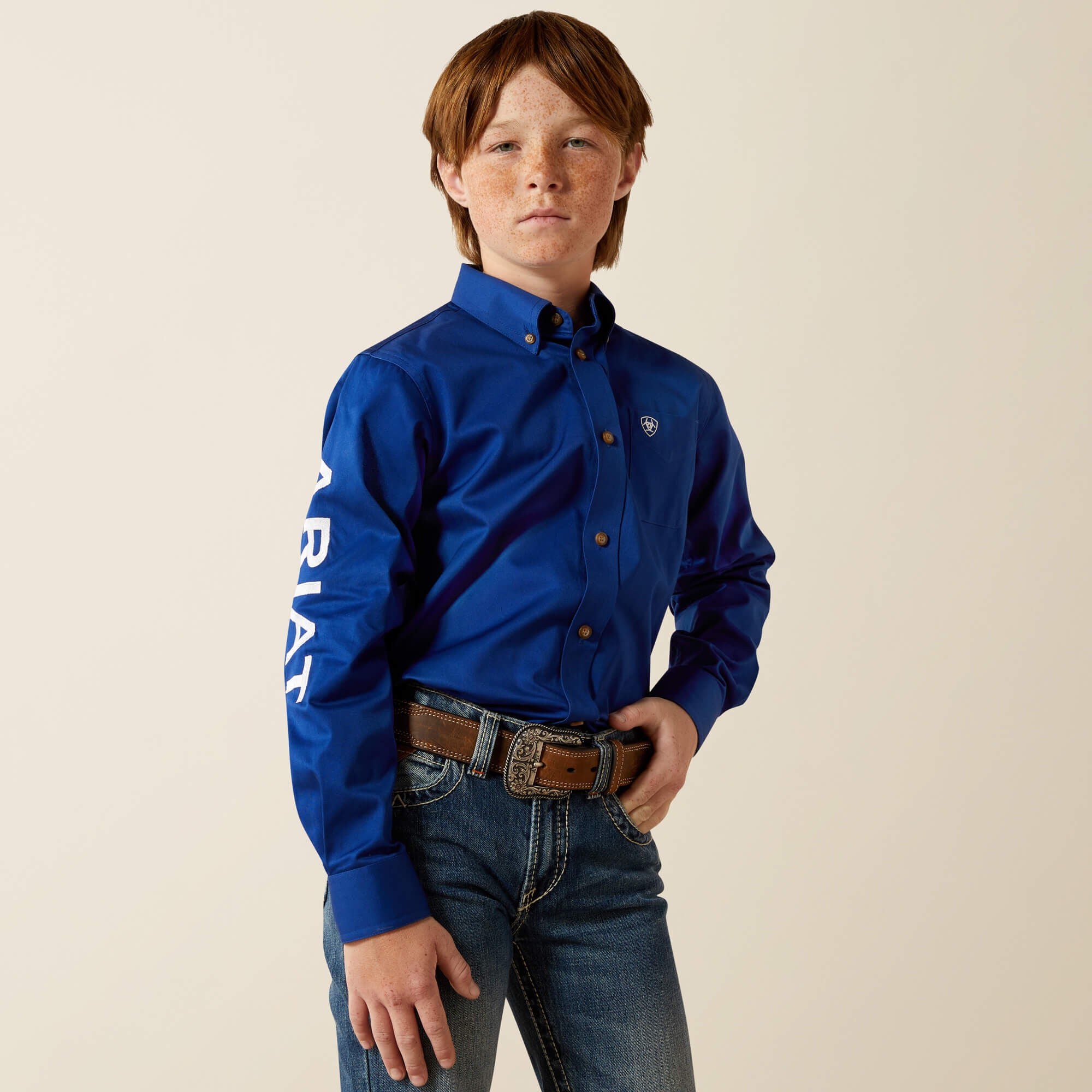 Ariat Team Logo Twill Classic Fit Shirt Discount
