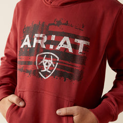 Ariat Ariat Liquid Stamp Flag Hoodie For Sale