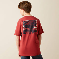 Ariat Ariat Buffalo Flag T-Shirt For Sale