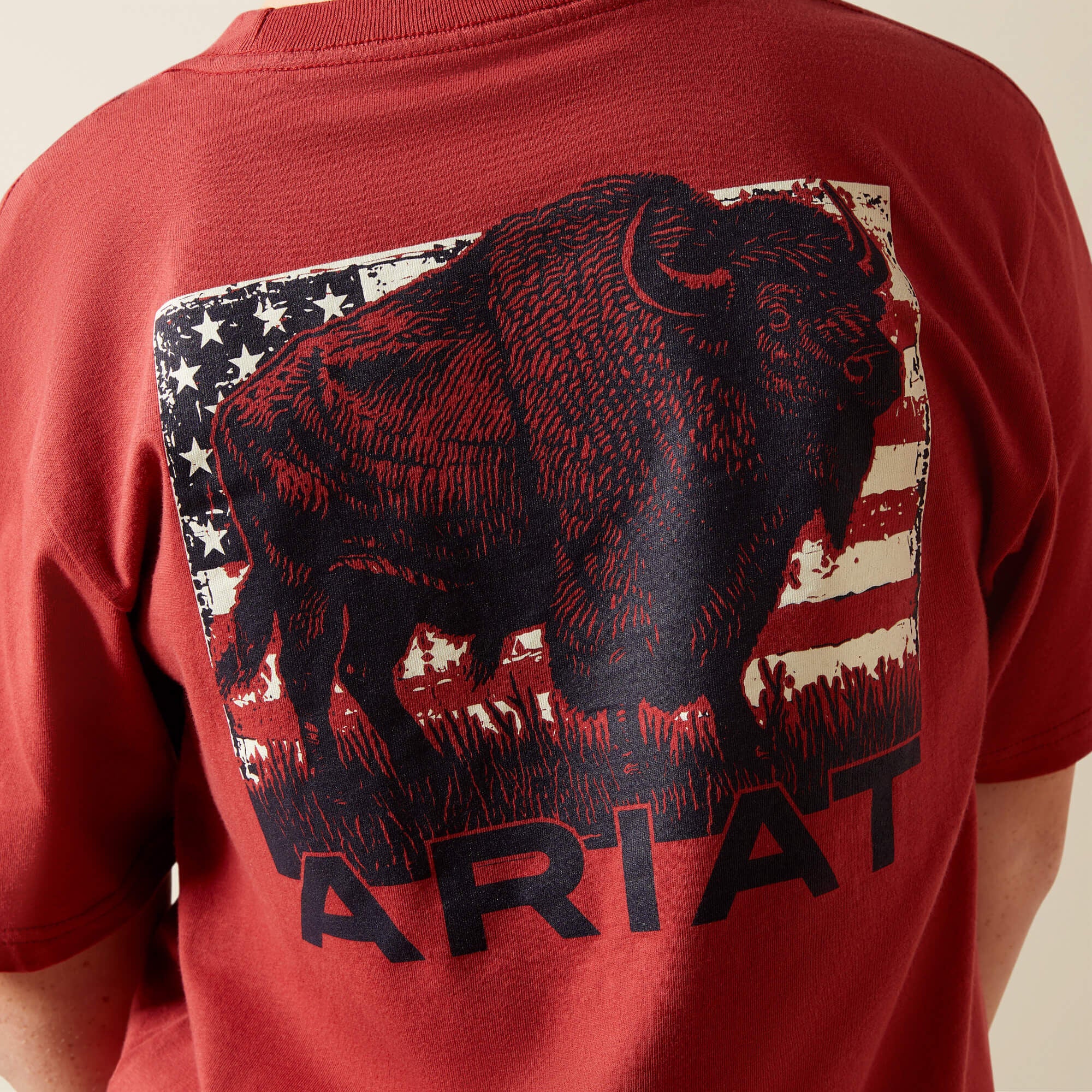 Ariat Ariat Buffalo Flag T-Shirt For Sale