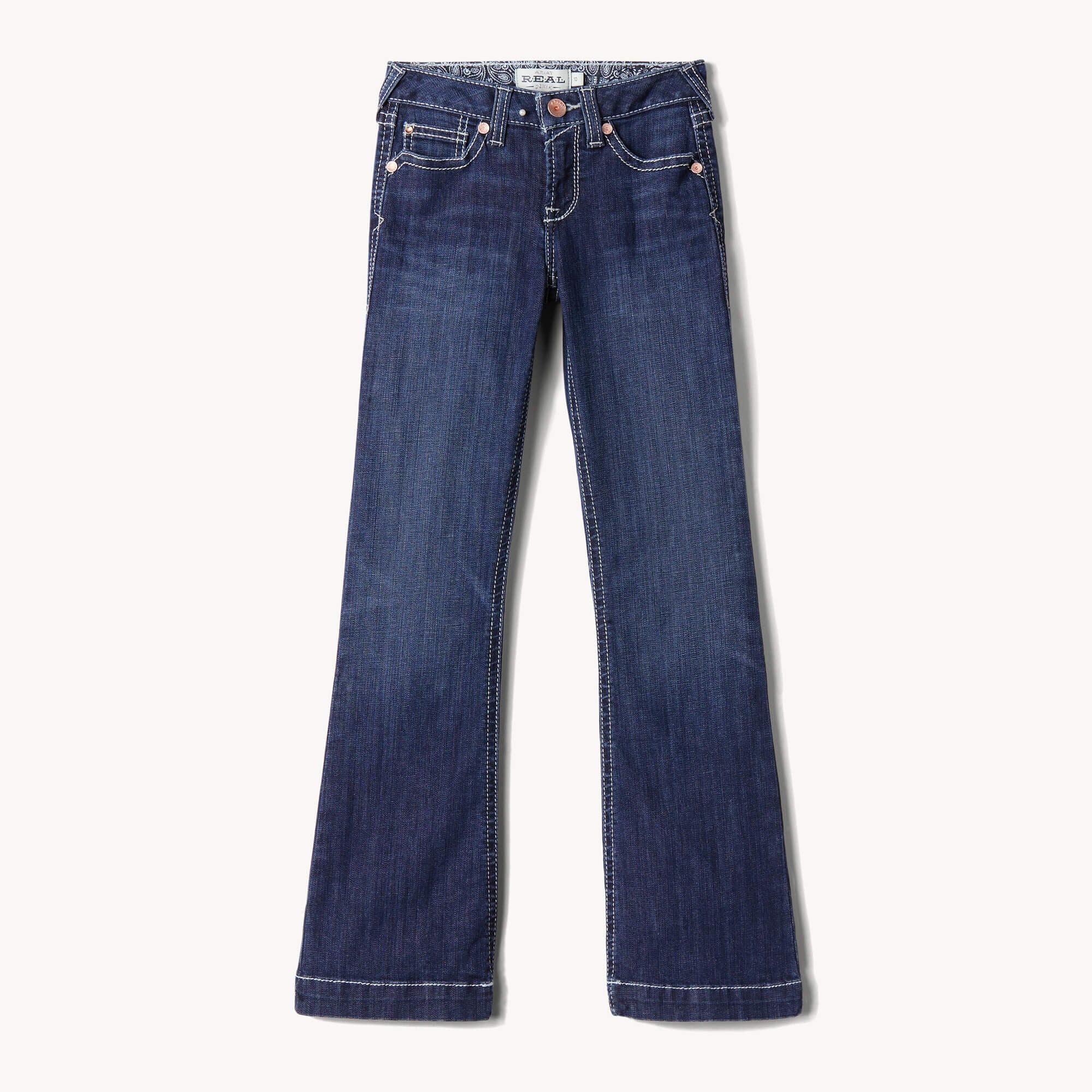 Ariat Trouser Mid Rise Stretch Ella Wide Leg Jean Outlet