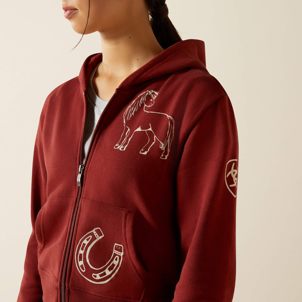Ariat Spiffy Full Zip Sweatshirt On Sale