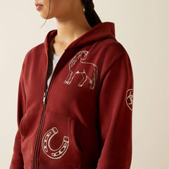 Ariat Spiffy Full Zip Sweatshirt On Sale