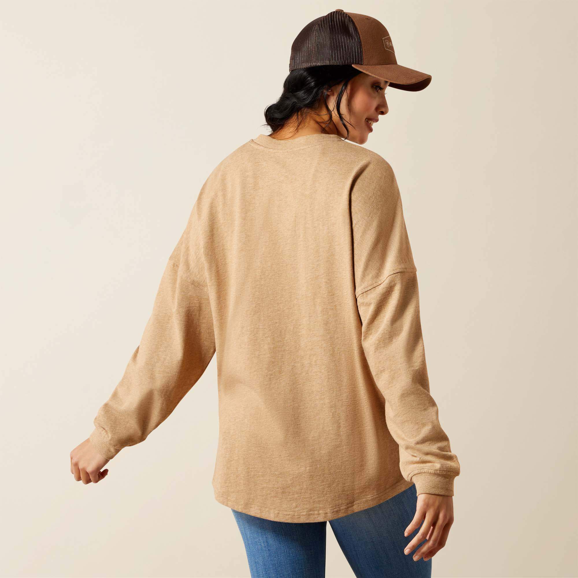 Ariat Canvas Oversized T-Shirt For Sale