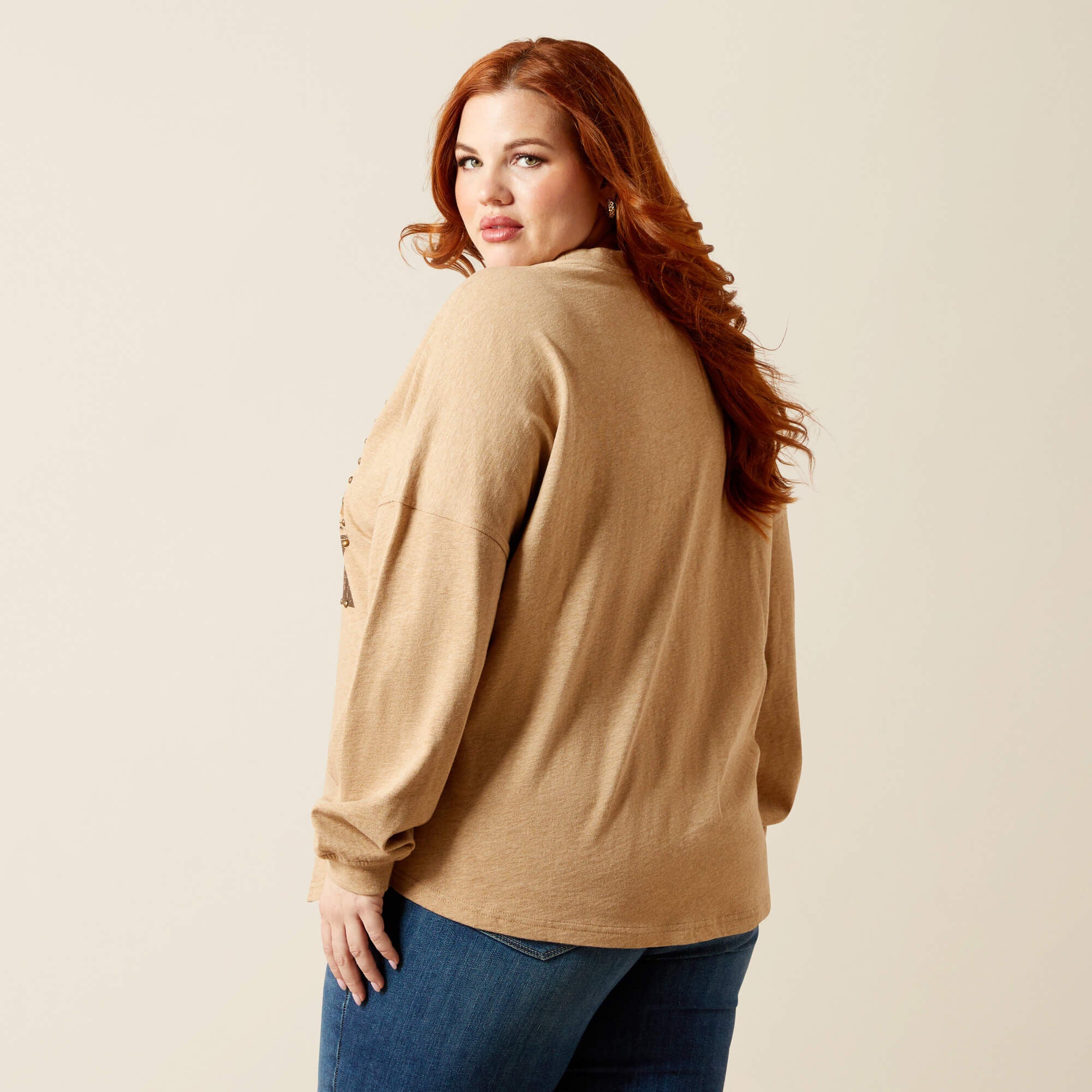 Ariat Canvas Oversized T-Shirt For Sale