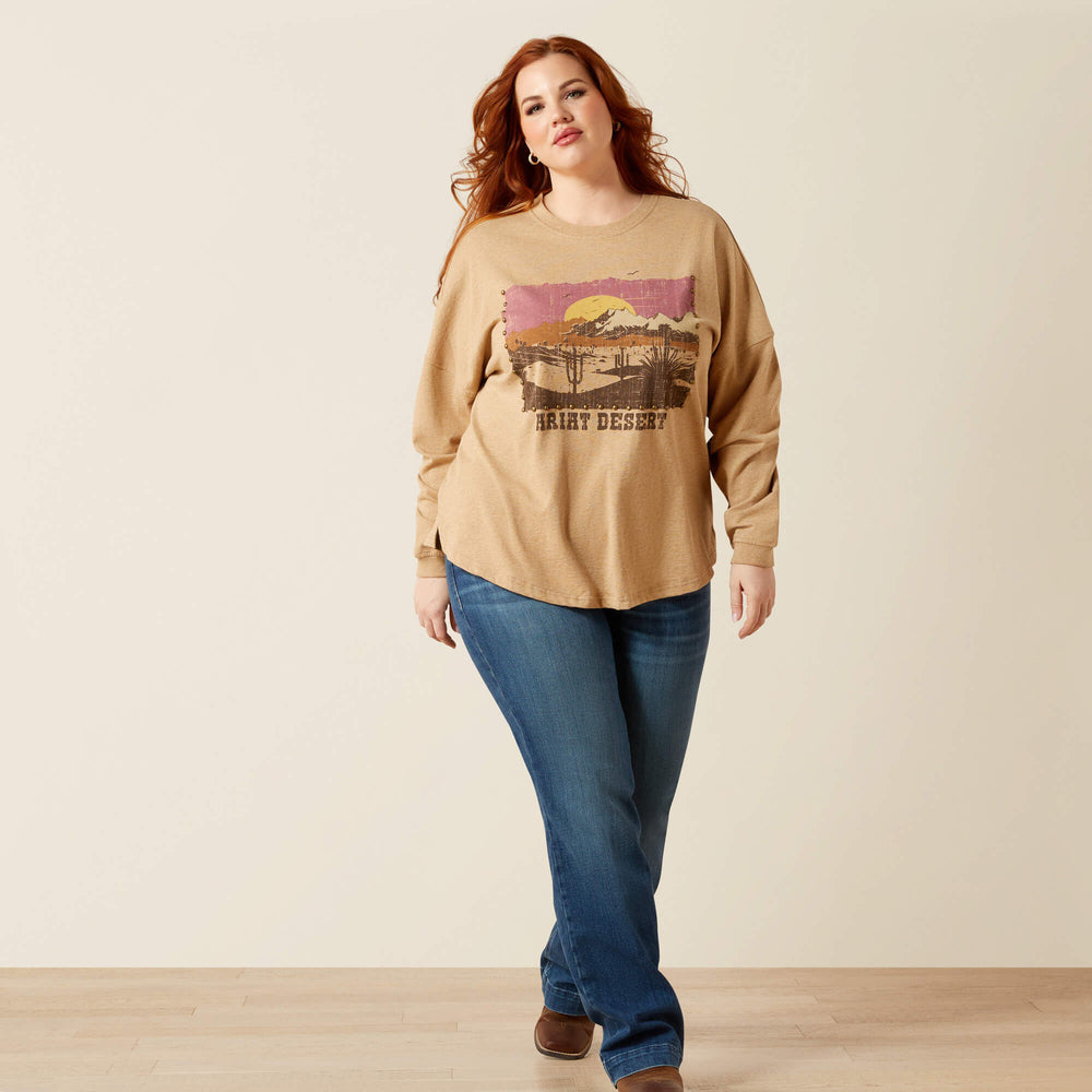 Ariat Canvas Oversized T-Shirt For Sale