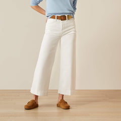 Ariat Ultra High Rise Countryside Wide Leg Crop Jeans On Sale