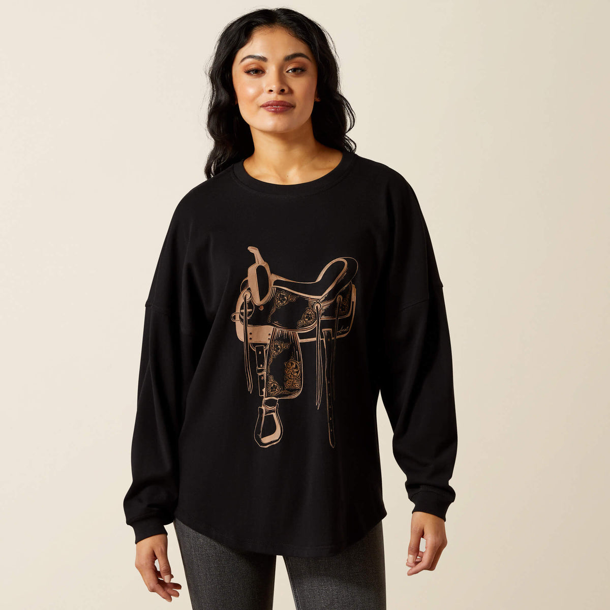 Ariat Canvas Oversized T-Shirt Discount