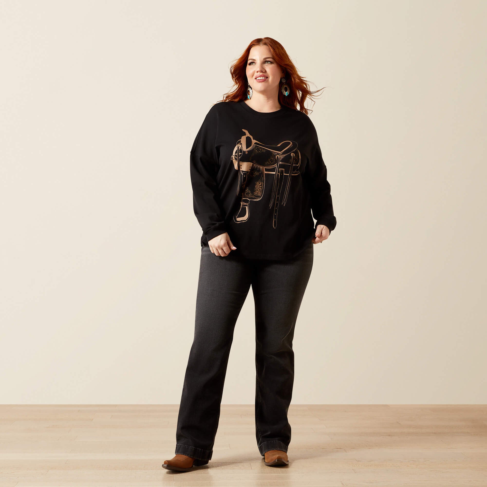 Ariat Canvas Oversized T-Shirt Discount