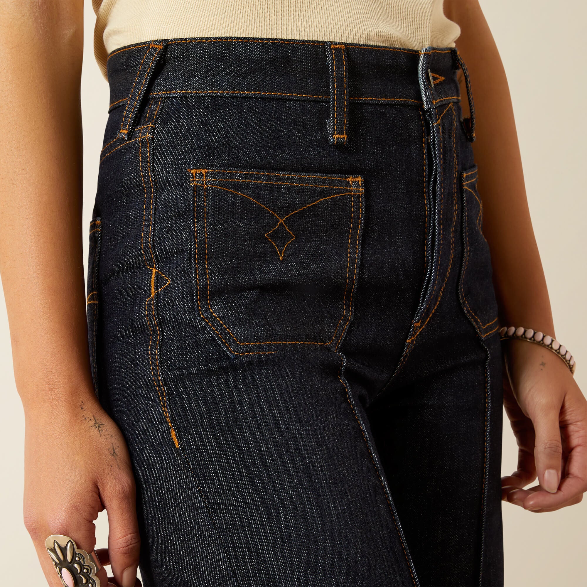 Ariat Ultra High Rise Tomboy Western Utility Wide Leg Jean Online