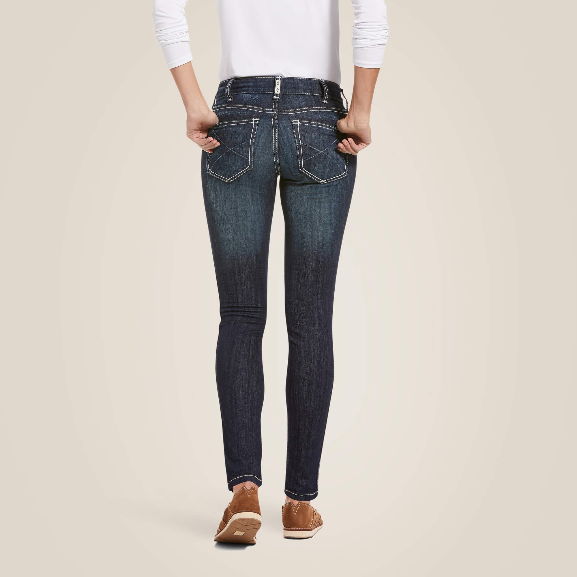 Ariat R.E.A.L. Mid Rise Stretch Outseam Ella Skinny Jean For Sale