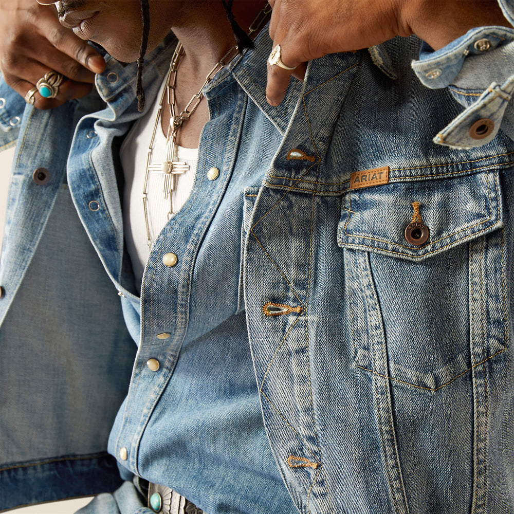 Ariat Everybody's Yellowstone Hometown Denim Jacket Online